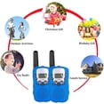 thumbnail image 5 of Walkie Talkie para niños, 8 canales, radio bidireccional, linterna para niños, juego de walkie talkies, regalos para niños, juguetes para niñas y niños (1 par, azul), 5 of 5