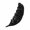 Onyx Black Palm Frond Leaf, variant on PMU Mylar Balloons 35 inch Crescent Moon Shaped Yellow Mylar Balloon Pkg/1
