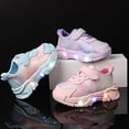 thumbnail image 6 of Kids Light up Shoes LED Sneakers High Top Flashing Trainers for Child Girls Boys, 6 of 6