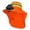 Red, variant on Hi Vis Wide Brim Solar Fan Sun Hat USB Rechargeable Reflective Neck Flap Cooling Hat for Construction Gardening Fishing Outdoor Work