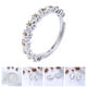 thumbnail image 2 of EeaseMX Anillo ajustable abierto con margaritas y flores, ideal como regalo de San Valentín., 2 of 7