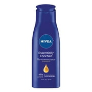 NIVEA Essentially Enriched Body Lotion for Dry Skin with Hyaluronic Acid and Almond Oil, 2.5 fl oz