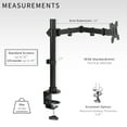 thumbnail image 4 of VIVO Single Ultrawide Monitor Desk Mount, Adjustable Stand for Screens up to 45", 4 of 8