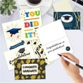 thumbnail image 1 of VBXOAE Graduation Season 12 Card Set with Envelopes and Stickers Suit Classmate Gift,Features Graduation Caps,Diplomas Champagne Flutes for Celebrating Graduates, 1 of 6