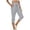 A1/Grey, variant on Capri Jogger Pants for Women,Mid Waist Drawstring 3/4 Length Cropped Trousers,Jogger Tapered Leg Pants Button Decor Elastic Cuff Casual Sweatpants with Side Pockets Grey XL