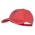 thumbnail image 2 of Mini NASA Insignia Embroidered Washed Cap - Red OSFM, 2 of 5