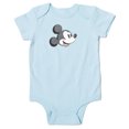 thumbnail image 3 of Disney Mickey Mouse Pluto 4 Pack Cuddly Snap Bodysuits made with Organic Cotton Newborn to Infant, 3 of 5