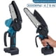 thumbnail image 2 of 4/6'' Mini Cordless Chainsaw Electric One-hand Saw Wood Cutter W/batteries, 2 of 3