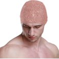 thumbnail image 2 of FYBTO Casquette de Natation Texturée Or Rose Unisexe Adulte FYBTO Polyester, 2 of 4