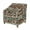American Tribal Brown Cow Print Retro, variant on Renewold Waterproof Patio Chair Covers UV Resistant All Weather Protection Lawn Chair Covers Perfect for Patio, Deck, and Porch, 38"W x 38"D x 36"H, Camo Hunting Forest Leaf Brown