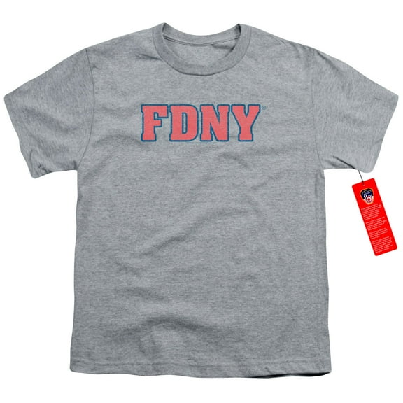 New York City - Fdny - Youth Short Sleeve Shirt - X-Large