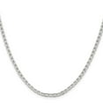 thumbnail image 3 of Auriga 925 Sterling Silver 3.1 mm Flat Anchor Chain Necklace for Women 24", 3 of 5