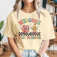 thumbnail image 3 of Godmerch Welcome Back To School Crewneck Teacher Graphic Shirt, First Day of School Teacher Gifts Tee, 3 of 5