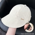 thumbnail image 3 of ievspot Outdoor Hat Sun Anti UV Wide Brim Adjustable Head Circumference Gardening Travel Sun Hat, 3 of 8