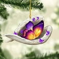 thumbnail image 4 of Memorial Ornament - Cute Sleeping-Wing Butterflys Hanging Ornament, 4 of 7