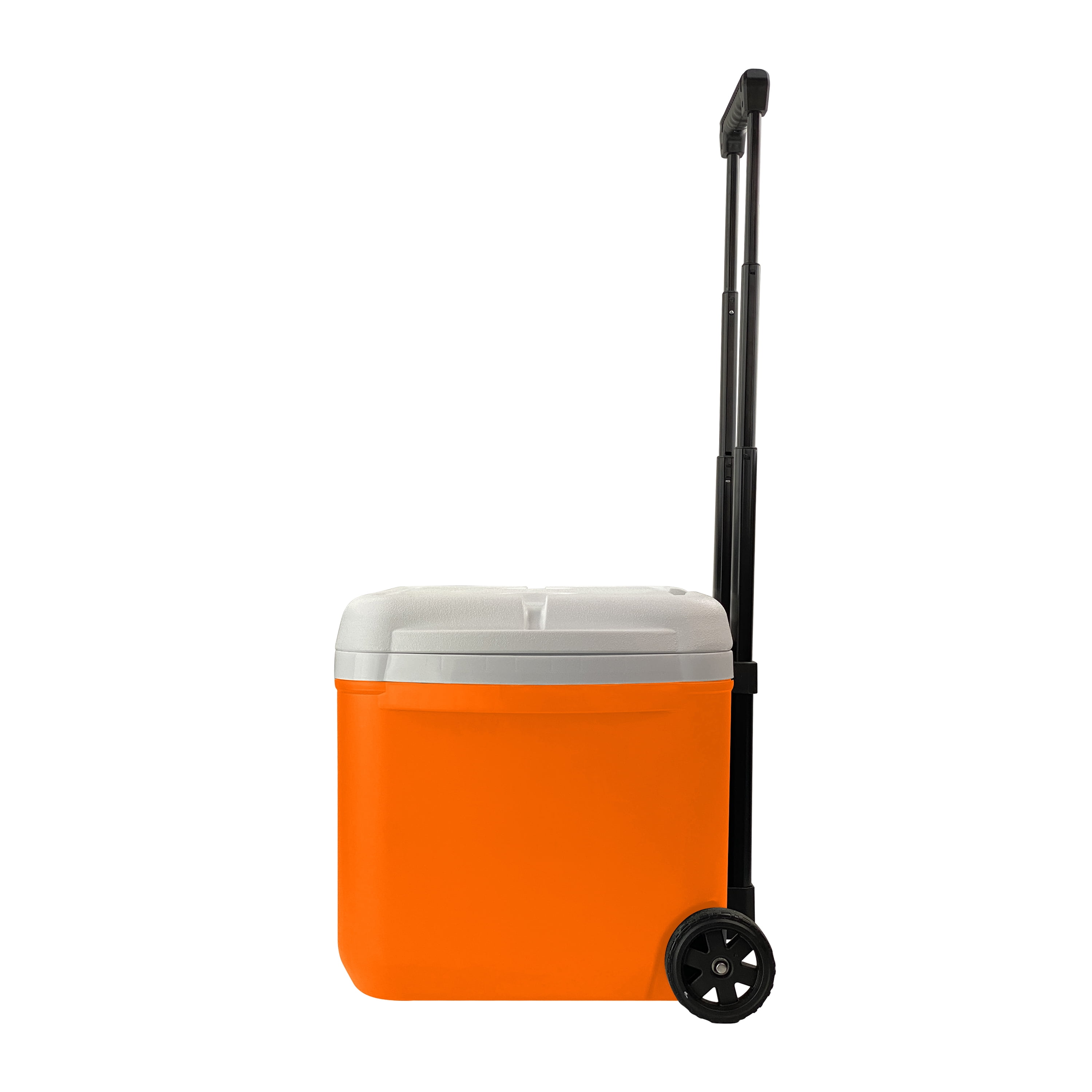 Ozark Trail 30 Quart Capacity Hard Side Wheeled Cooler, 42-Can, Bright Orange
