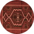 thumbnail image 1 of Ahgly Company Indoor Round Persian Orange Traditional Area Rugs, 6' Round, 1 of 1