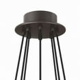 thumbnail image 3 of Modway Surround 8-Light Metal and Fabric Chandelier in White/Bronze, 3 of 7