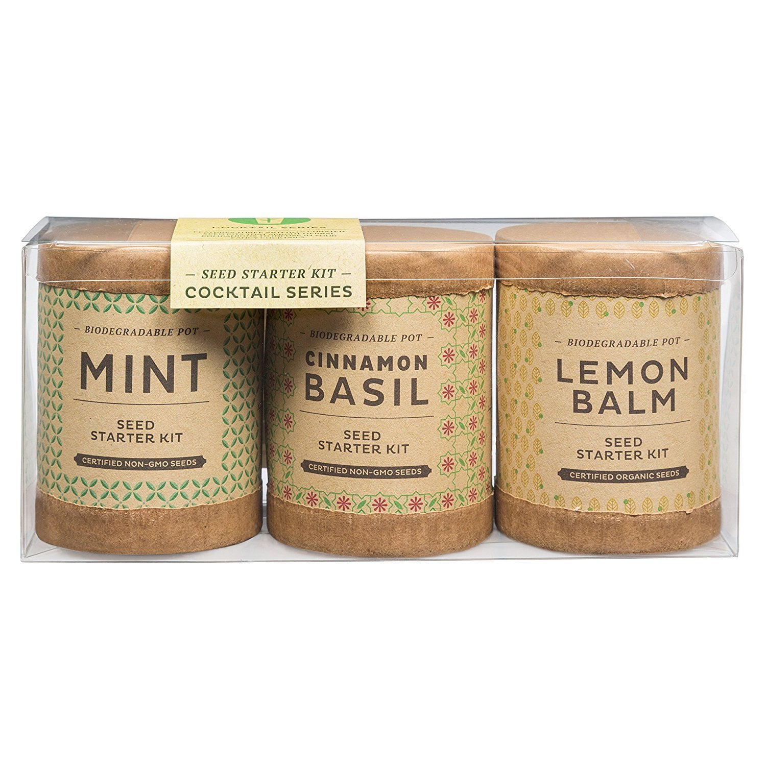 Modern Sprout Kraft Seed Starter Kits (Cocktail Series)