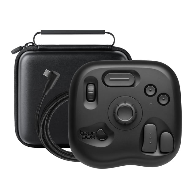Controlador de edición de vídeo TourBox Lite compatible con Davinci