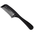 thumbnail image 3 of 4X Peigne Démêlant à Double Rangée Noire pour Cheveux Longs et Bouclés, 3 of 8