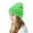 Green, variant on Yoodem Beanie Unisex Knitted Hat Autumn and Winter Couple Simple Pullover Hat Beige One Size