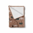thumbnail image 2 of Circus Soft Flannel Fleece Throw Blanket, Ferris Wheel Flying Hot Air Balloons Sky Clouds Fun Holiday Themed Illustration, Cozy Plush for Indoor and Outdoor Use, 50" x 60", Multicolor, by Ambesonne, 2 of 6
