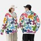 thumbnail image 4 of Fotbe Colorful Butterflies Chaqueta con Protección Solar UPF 50+ para Hombre y Mujer, Camisa con Capucha y Bolsillos-3X-Large, 4 of 7