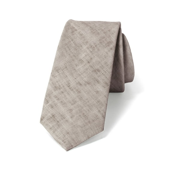 Spring Notion Men's Mottled Linen Skinny Necktie
