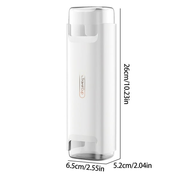 Estuche de almacenamiento para cepillos de dientes portátil para viajes y acampadas, vaso de lavado portátil para viajes.