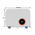 thumbnail image 5 of Chauffe-eau Électrique 5500W Petit sous Évier Sans Réservoir Instantané, 5 of 5