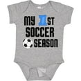 thumbnail image 3 of Inktastic My 1st Soccer Season Boys Baby Bodysuit, 3 of 5