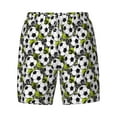 thumbnail image 4 of Lsque Mens Swim Trunks Soccer and Football Pattern - Bathing Suit Compression Liner - Beach Swim Shorts Swimwear - (S-3XL) - Stretch Quick Dry -XX-Large, 4 of 9