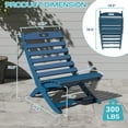 thumbnail image 5 of FODINGHILL Xavier Outdoor Adirondack Folding Chairs Set of 2, HDPE All-Weather Folding Adirondack  Chair for Patio Lawn Garden, Blue, 5 of 11