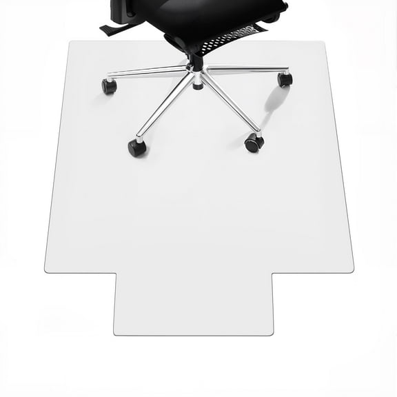 Heavy Duty Non-Slip Office Chair Mat for Carpet Floors – 45" x 53" Crystal Clear PET Protector, Smooth Glide, Anti-Curling, Durable – For Home & Office Work/Gaming Chairs