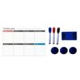 thumbnail image 3 of pitrice Kitchen Dry Erased Refrigerator Whiteboard Set Monthly Planner Home Decor style 4, 3 of 8