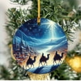 Christmas 2024 Ornament, Christmas Decoration, Holiday Gift Idea, Round