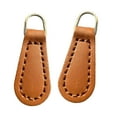thumbnail image 6 of balikha 2Pcs Zipper Pulls Pull Tabs PU Leather Pull Straps Replacement Pullers Zipper Parts for Jacket Clothing Backpacks Accessories Brown, 6 of 9