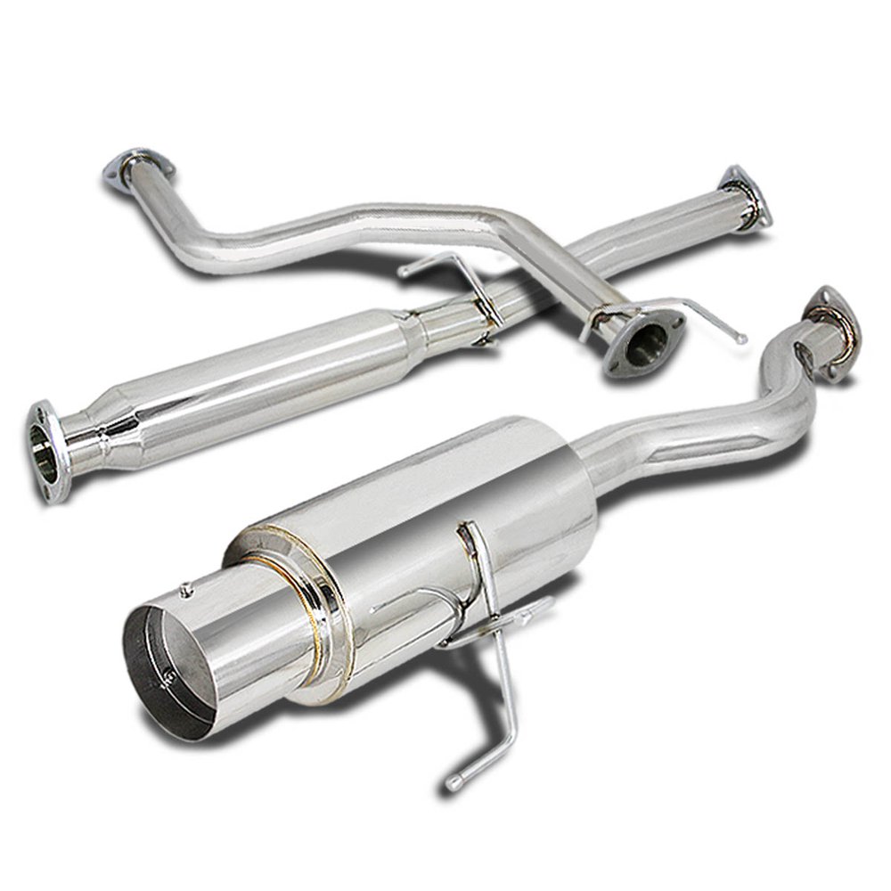 For 1994 to 2001 Acura Integra Stainless Steel Catback Exhaust System 4
