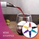 thumbnail image 3 of Cateissary Tapa de botella reutilizable, tapones coloridos para botellas de vino, 6 uds. Barra de herramientas, 3 of 6