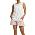 thumbnail image 2 of Workout Tops for Women Sleeveless Athletic Tank Tops UPF 50+ Running Tanks with Side Slits Loose Fit Gym Yoga Shirt, 2 of 9