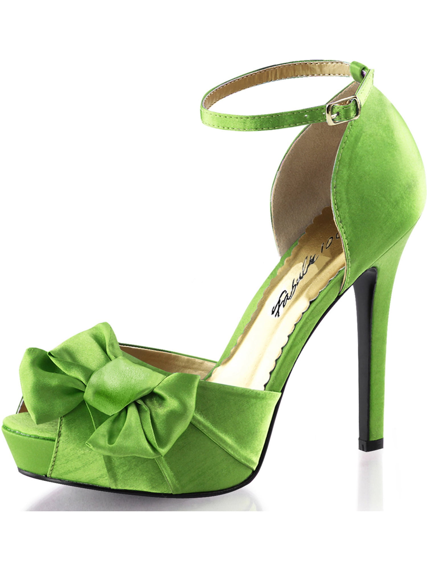 single strap heels wide