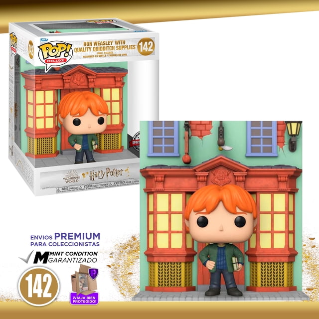 Funko Pop Ron Weasley Callejon Diagon #142 Harry Potter Original 6 Pulgadas Funko Quality Quidditch Supplies Wizarding World