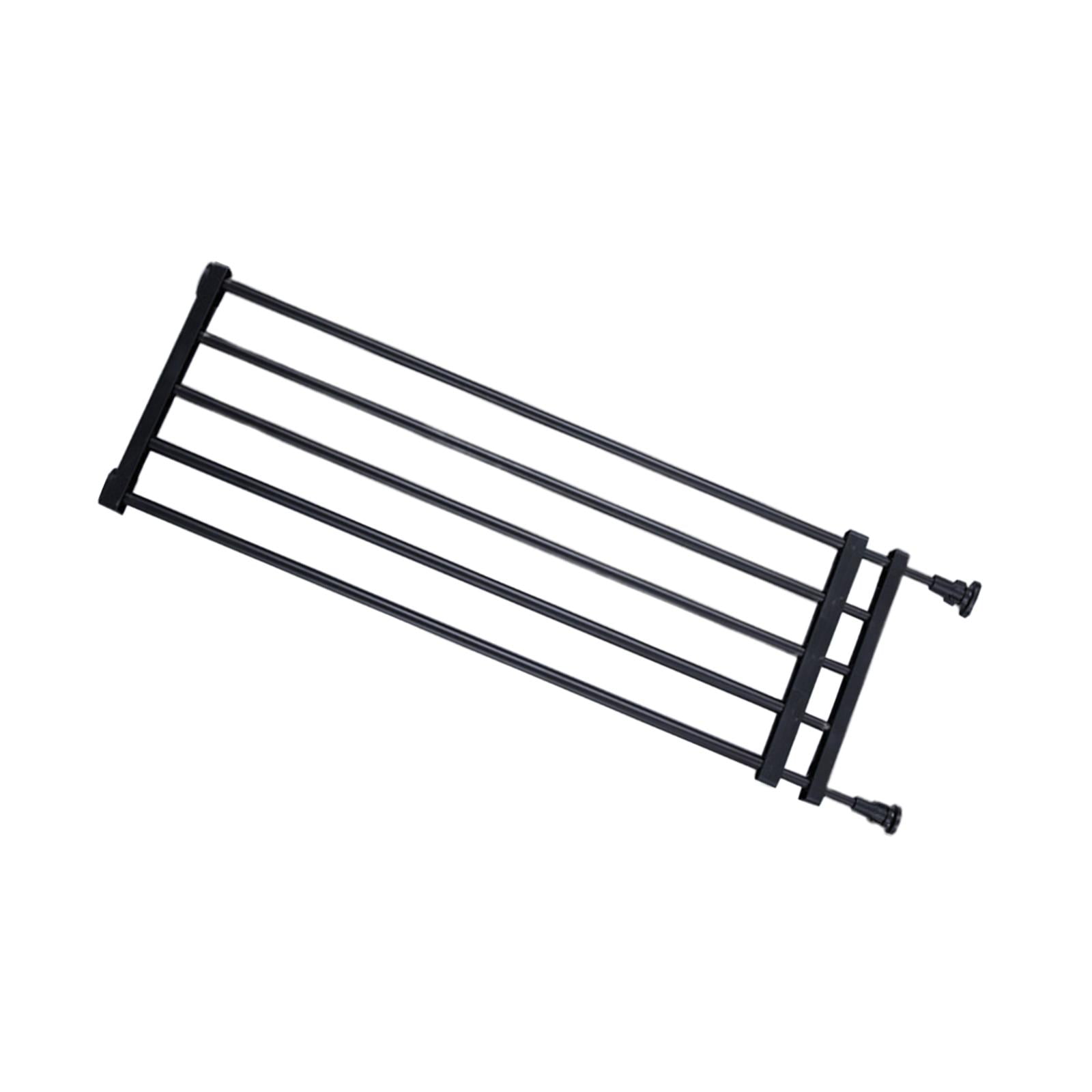 YWMJZEU Expandable Gate Barrier Stair Gate Pet Supplies Retractable Dog Gate Puppy Fence 39to60cmx36cm Black