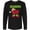 AB-Black, variant on Inktastic Christmas Grandma Elf Long Sleeve T-Shirt