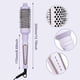 thumbnail image 1 of Fluffy Curls Heating Air Comb with 3 Sizes of Replaceable Combs 150℃-230℃ Adjustable Purple British Standard, 1 of 4