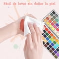 thumbnail image 4 of Acuarela Profesional 100 Color, Juego Pintura Acuarela con Caja Metalica Kit Acuarelas Port&aacute;tiles, Kit de Pintura Acuarela para Principiantes, Artistas y Estudiantes Regalos Navidad, 4 of 7