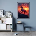 thumbnail image 7 of Diamond Art Kits for Adults - 5d Horse Sunset Silhouette Mountain View Diamond Painting for Adults, Diamond Art for Adults Beginners, Diamond Painting Kits for Adults for Home Wall Decor, 7 of 7