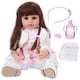 thumbnail image 2 of Muñeca Bebé De Silicona Realista, Juguete Posable Flexible Para Niños, 55 Cm, 2 of 7