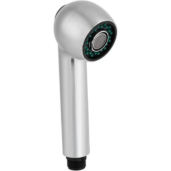 Pull Out Sink Sprayer Head Replacement, Kitchen Sink Faucet Sprayer Head, Pull Down Tap Nozzle Spout High Flow Shower Head Chrome Part Hot for Personal Hygiene, G1/2 or 13/16 In Male Connector